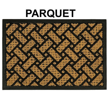 JVL Alba Woven Tuffscrape Diagonal Squares 40 x 60cm