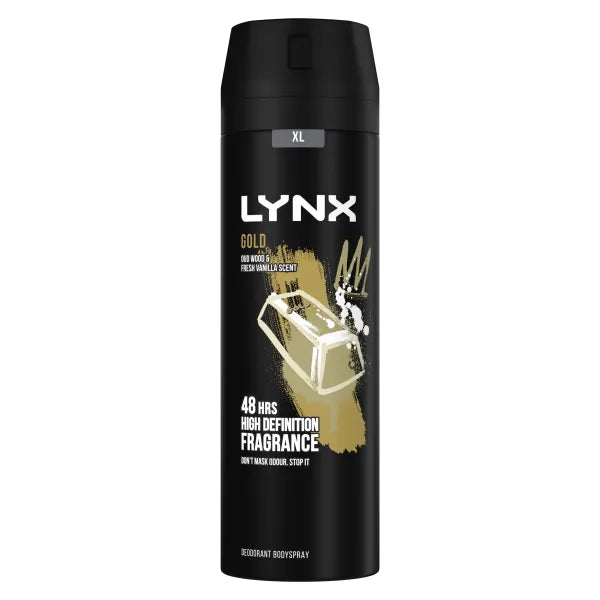 Lynx Body Spray Gold 200ml