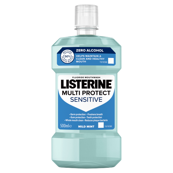 Listerine Multi Protect Sensitive Zero Alcohol 500ml