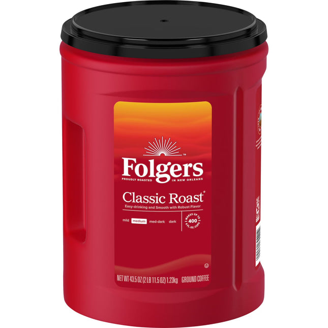 Folgers Classic Medium Roast Ground Coffee 435oz