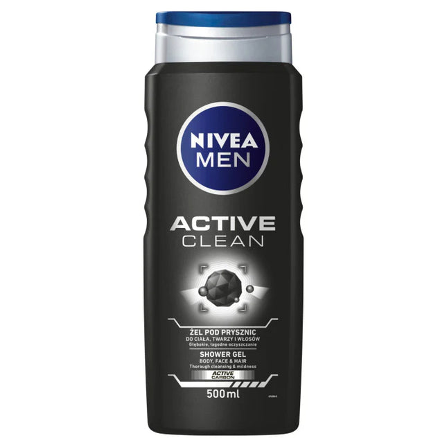 Nivea Men Shower Gel Active Clean 500ml
