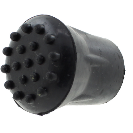 SECURPAK WALKING STICK FERRULES BLACK 22MM