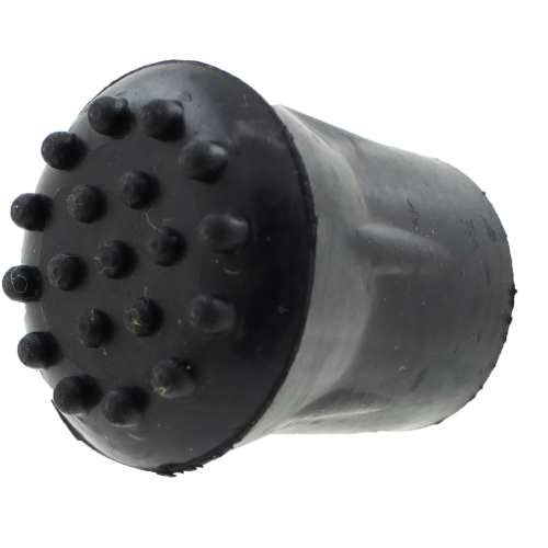 SECURPAK WALKING STICK FERRULES BLACK 22MM