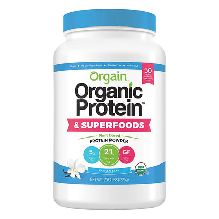 Orgain Organic Protein Powder Superfoods 2.7lb