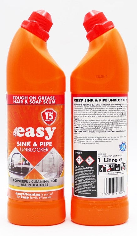 Easy Sink & Pipe Unblocker 1Ltr