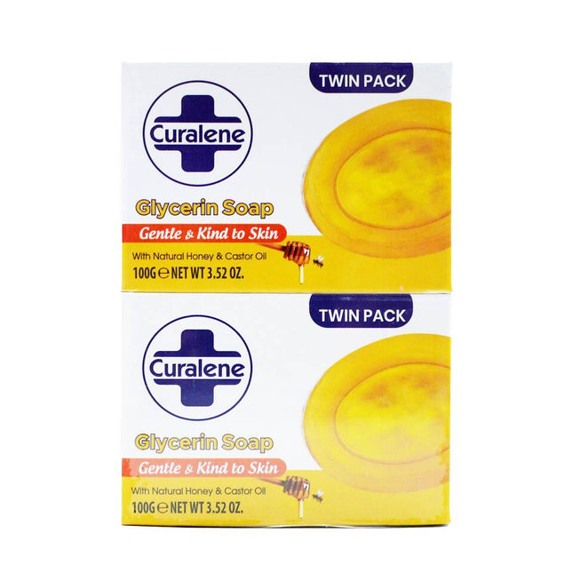 Curalene Glycerin Natural Honey & Oil Twin 100g