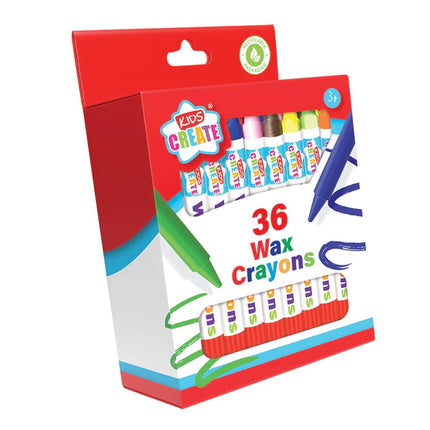 Kids Create Wax Crayons 36pc