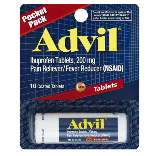 Advil Tabs 200mg Vial 10Tabs