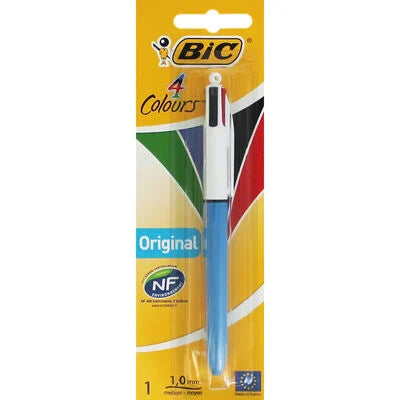 Bic 4 Colours Retractable Pen