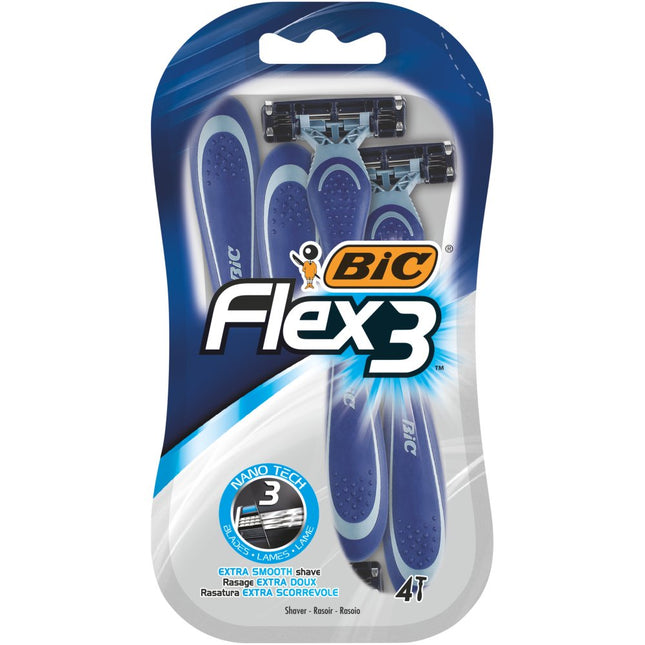 Bic Flex Disp Razors 4pk