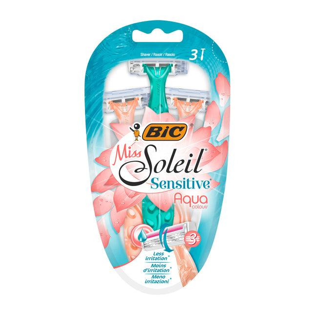 Bic Ladies Disp Razor Soliel Sensitive 3pk