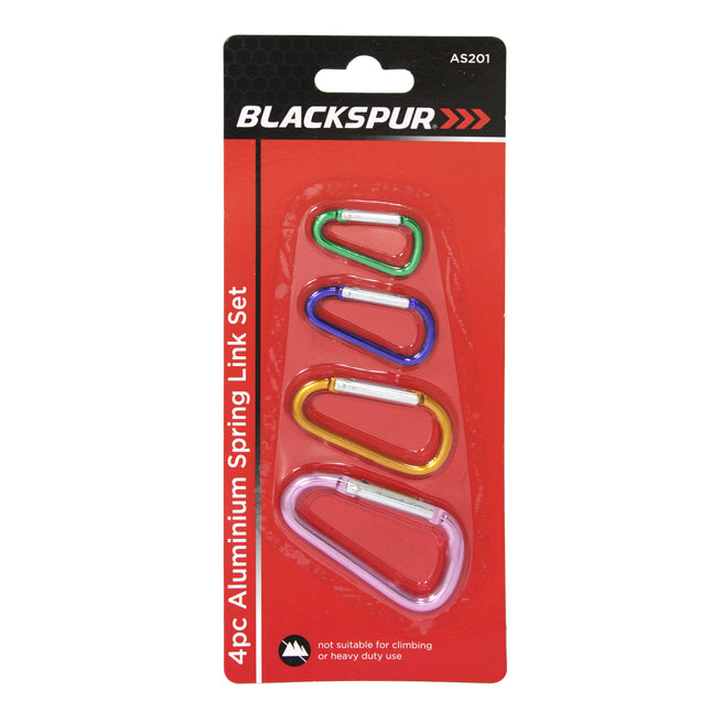 Blackspur Aluminium Spring Link Set 4pc