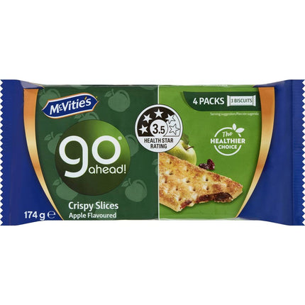 McVitie's Go Ahead Apple  Crispy Slice 18/174g