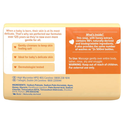 Johnson's Baby Honey Soap 2 x 90g