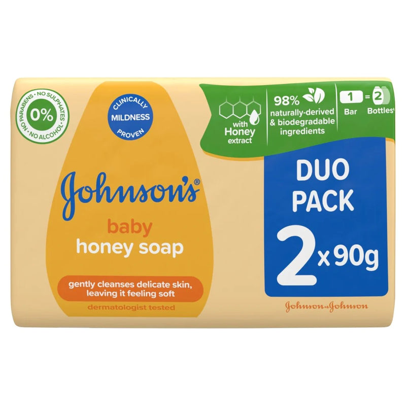 Johnson's Baby Honey Soap 2 x 90g