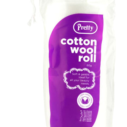 Pretty Cotton Wool Roll 80g