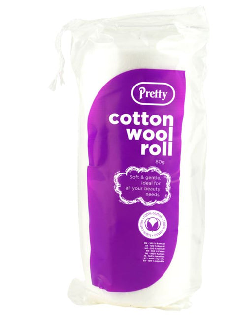 Pretty Cotton Wool Roll 80g