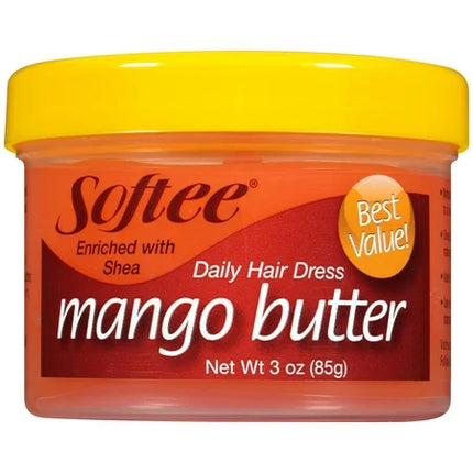 Softee Hair Dress Mango Butter w/Shea 3oz
