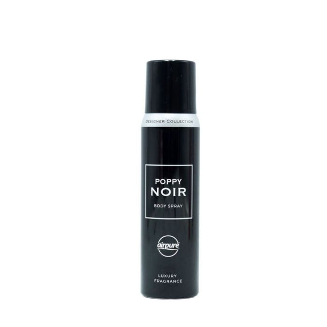 AIRPURE DESIGNER BODY SPRAY LADIES POPPY NOIR 100ML