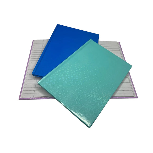 JUST STATIONERY A4 HOLOGRAPHIC HARDBACK BOOK