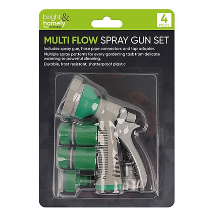 Bright & Homely Multi Flow Spray Gun Set 4pc