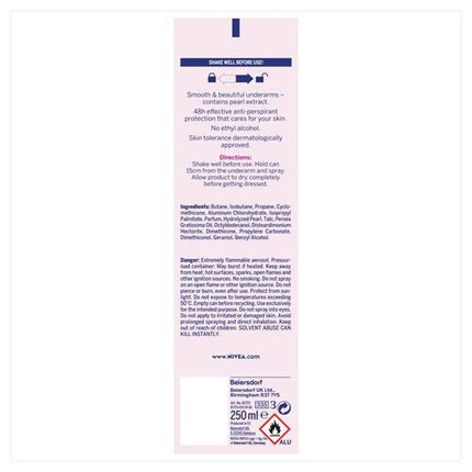 Nivea Deo Spray Pearl & Beauty 250ml