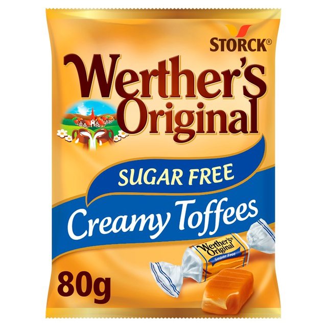 Werther's Original Sugar Free Creamy Toffees 80g