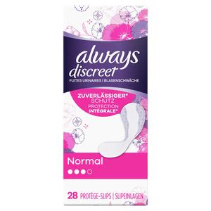 Always Discreet Liners Normal 28's
