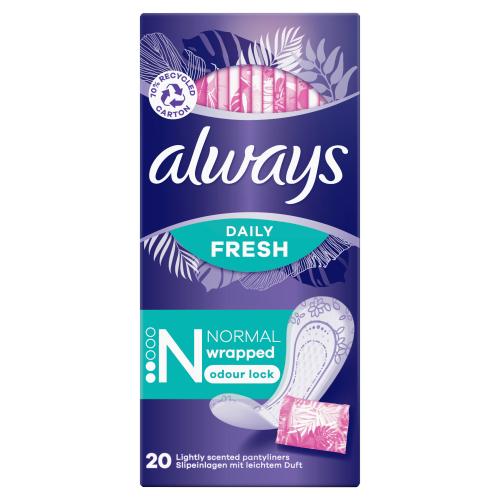 Always Dailies Pantyliners Unscented 20's