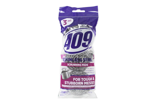 409 Scratch Free Scrubbing Pads 3pk