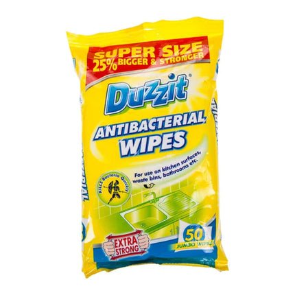 Duzzit Antibacterial Wipes 50's