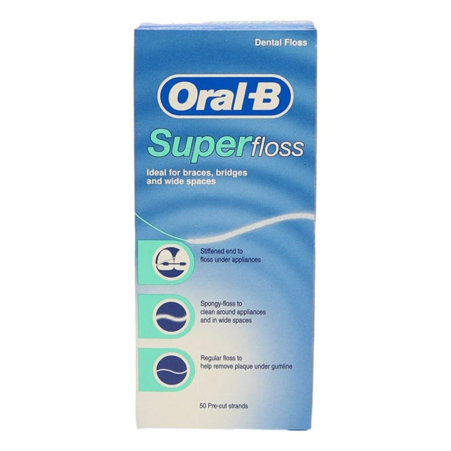 Oral B Pre-Cut Super Floss 50's