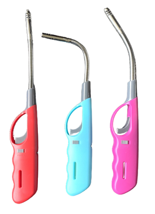 Prima Electronic Flexible Gas Lighters Assorted Colours CDU