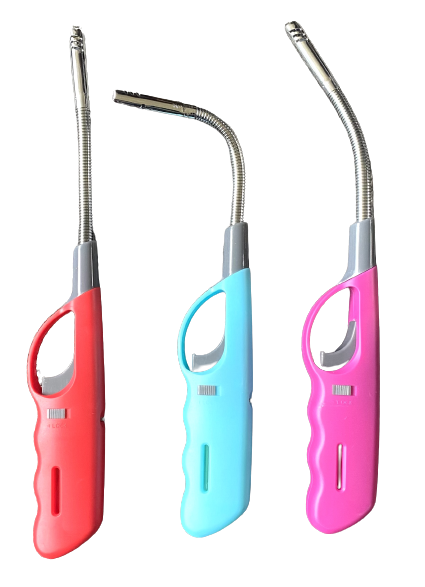 Prima Electronic Flexible Gas Lighters Assorted Colours CDU