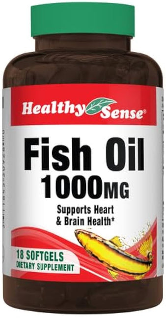 Healthy Sense Fish Oil Softgels 18's