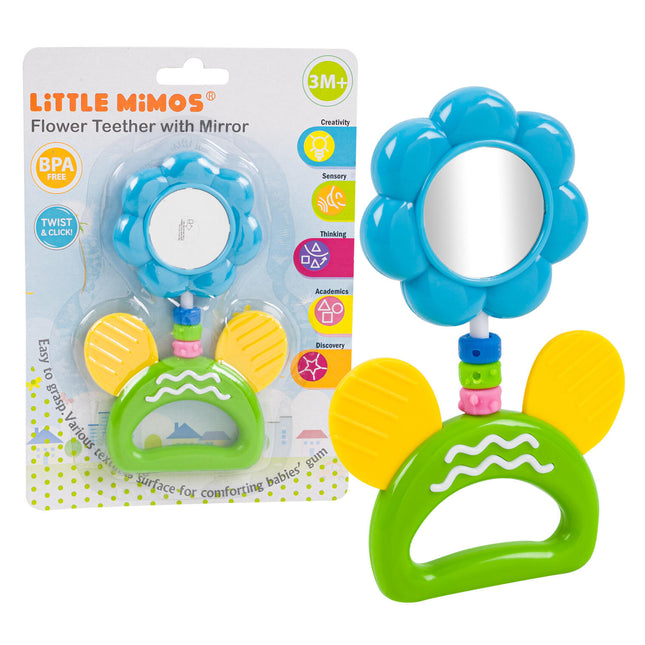 Little Mimos Flower Shaped Teether w/Mirror