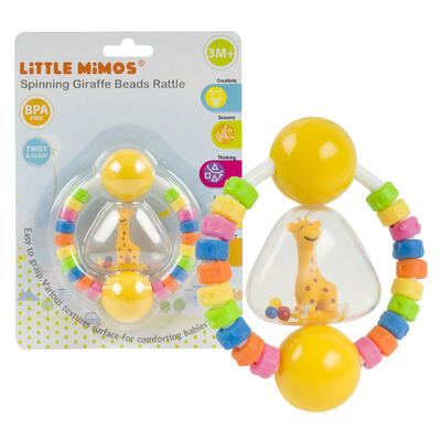Little Mimos Giraffe Beads Rattle
