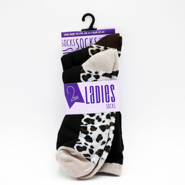 Ladies Socks 2pk