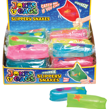 Jokes & Gags "Slippery" Snakes Assorted Colours