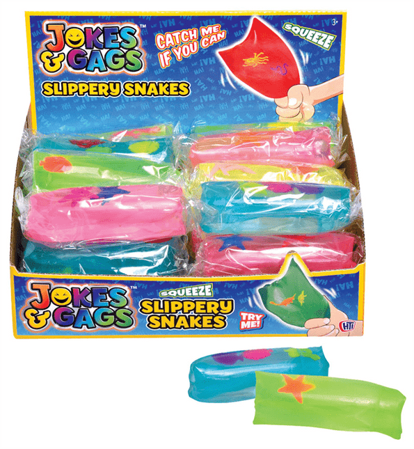 Jokes & Gags "Slippery" Snakes Assorted Colours