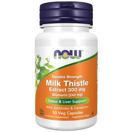 Now Milk Thistle Extract 300mg Veg Caps 50's