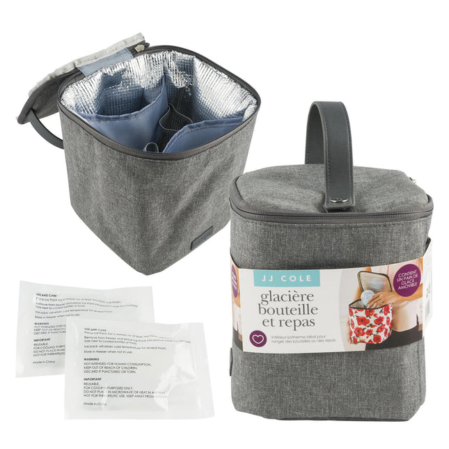 JJ Cole Bottle & Food Cooler - Gray