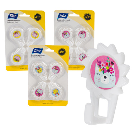 Titiz Decorative Hook Set 4pc