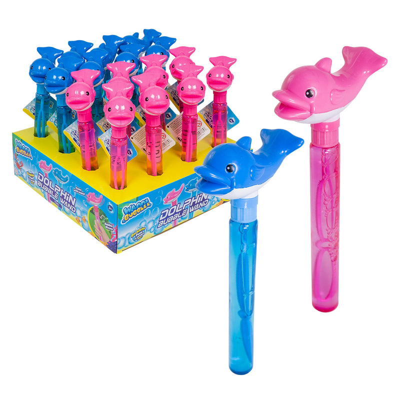 Bubble Wand Dolphin 2 Asst 3oz