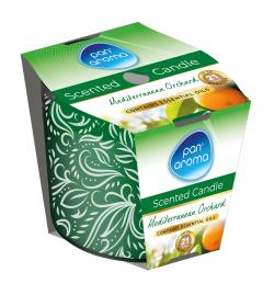 PAN AROMS SCENTED CANDLE MEDITERRANEAN ORCHARD