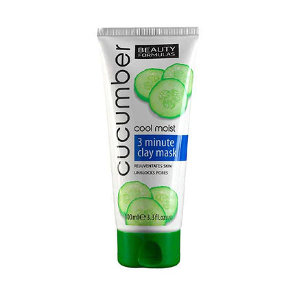 Beauty Formulas Cucumber Clay Mask 100ml