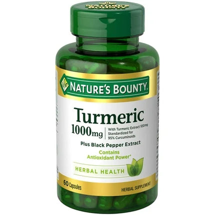 Nature's Bounty Turmeric 1000mg 60s