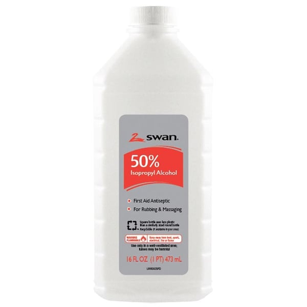 Swan  Isopropyl Alcohol 50%  White 16fl oz