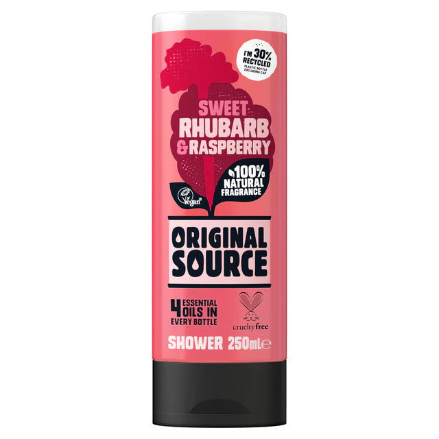 Original Source Shower Gel Rhubarb & Raspberry 250ml
