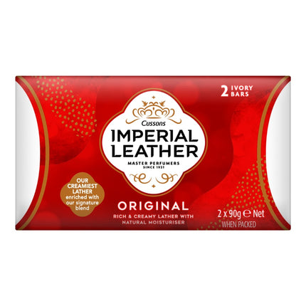 Imperial Leather Soap 90g Original 2 Pack